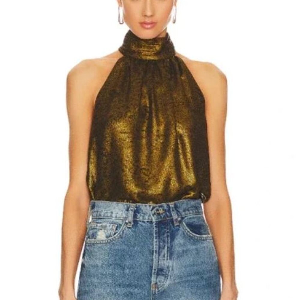 NWT | Joie Metallic Halter Top | XXS